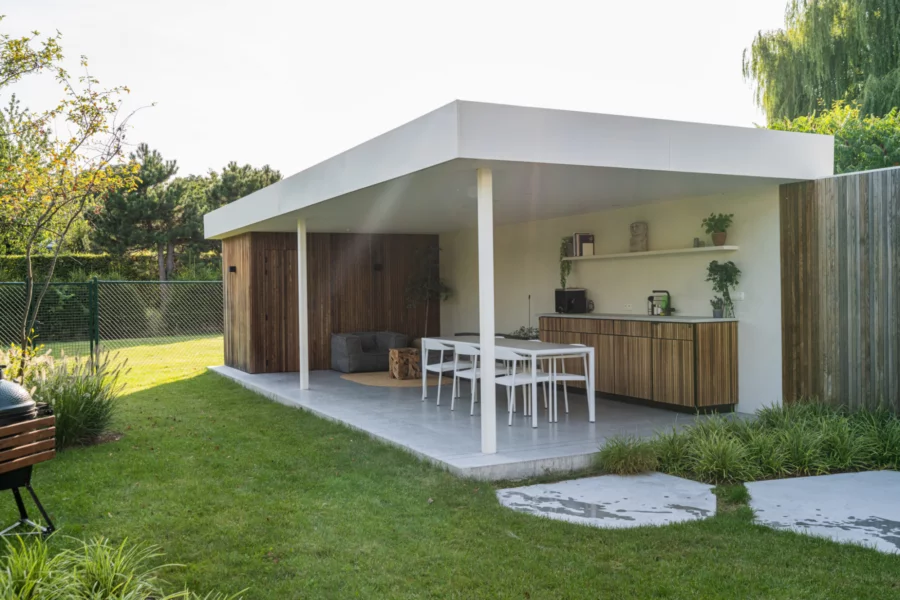 Bijgebouw tuin Tim De Winne Mechelen