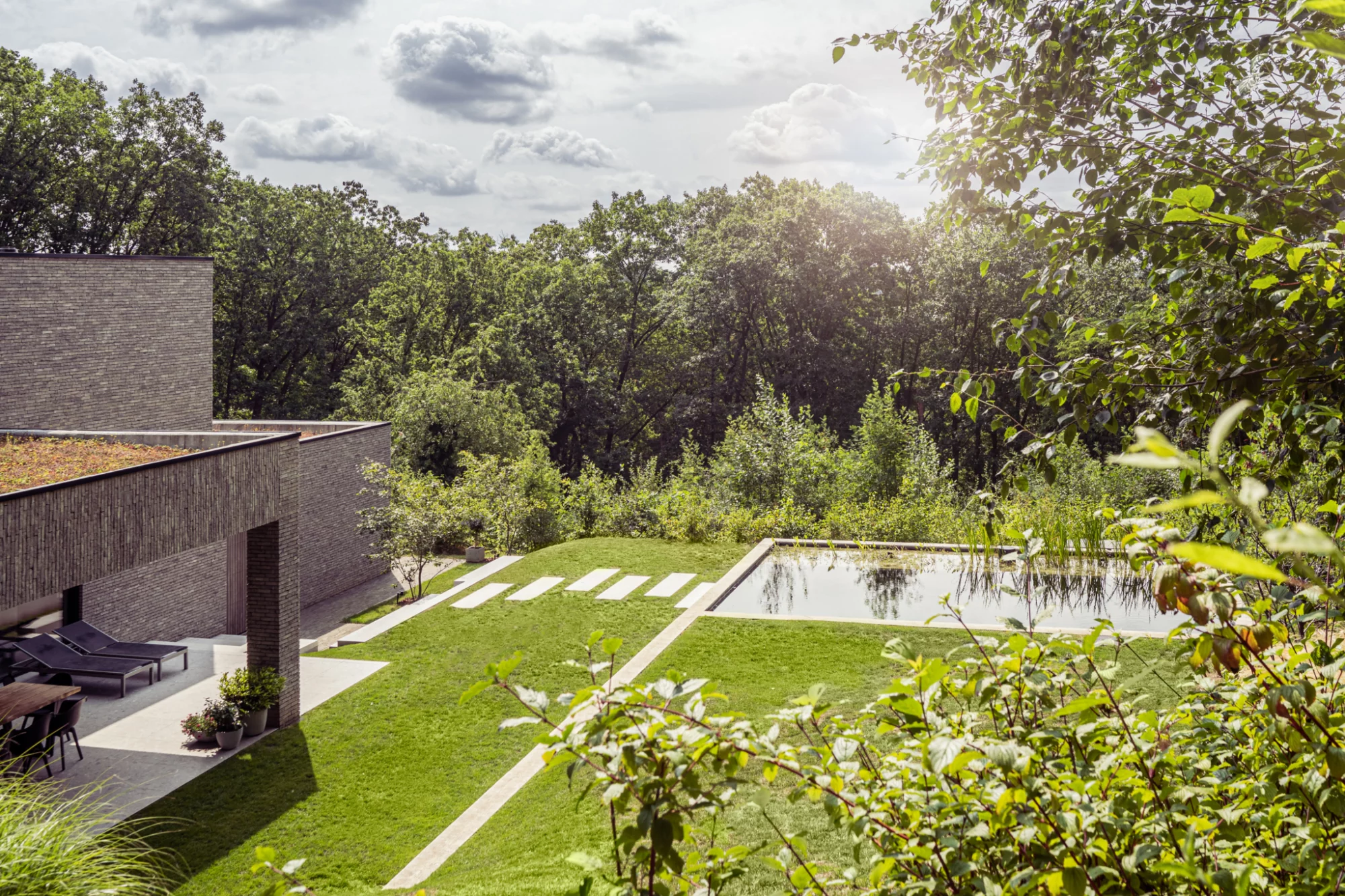 Tuinontwerp Rotselaar Tim De Winne realisatie